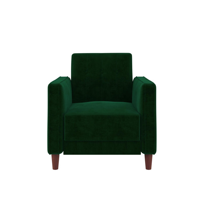 Mercury Row® Imani Velvet Armchair & Reviews Wayfair Canada